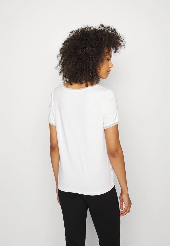 T-Shirt ANNA FIELD Anna Field Basic T-shirt Blanche Femme | TKI-3705234